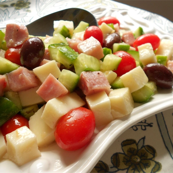 Cucumber and Ham Antipasto