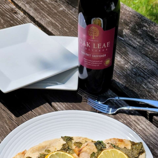 Baked Chicken Breast with Lemon and Basil