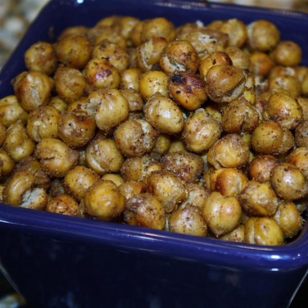 Indian-Spiced Roasted Chickpeas