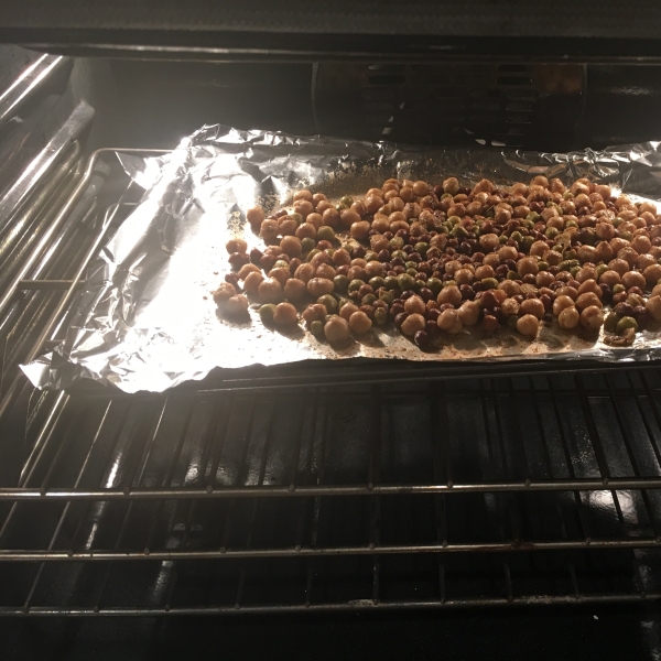 Indian-Spiced Roasted Chickpeas