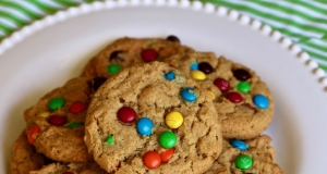 Peanut Butter Mini Candy-Coated Chocolates Cookies