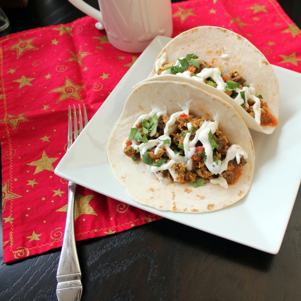 Vegetarian Breakfast Tacos