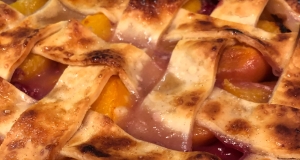 Raspberry Peach Pie