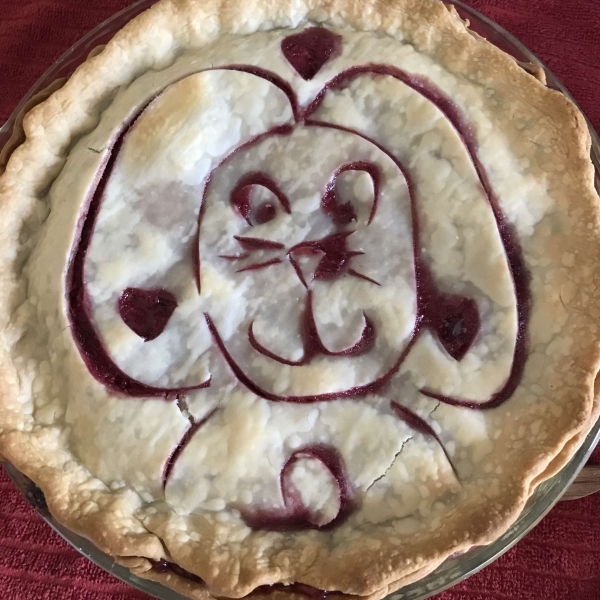 Raspberry Peach Pie