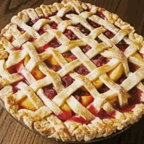 Raspberry Peach Pie