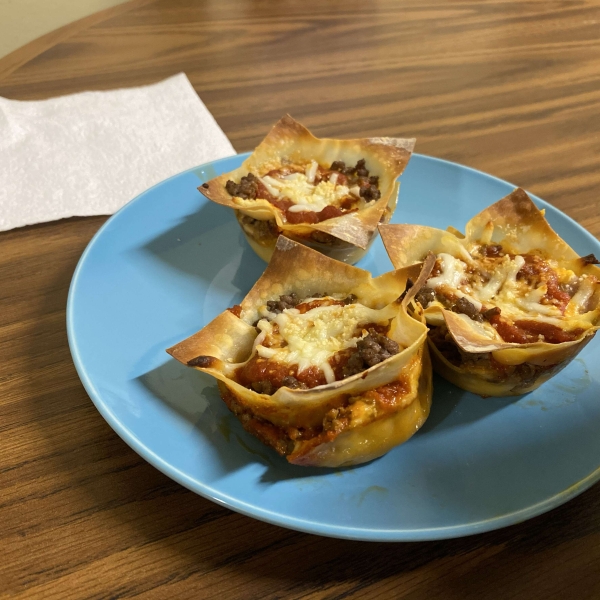 Lasagna Cupcakes