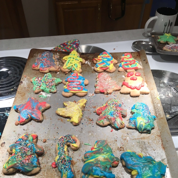 Soft Frosted Sugar Cookies