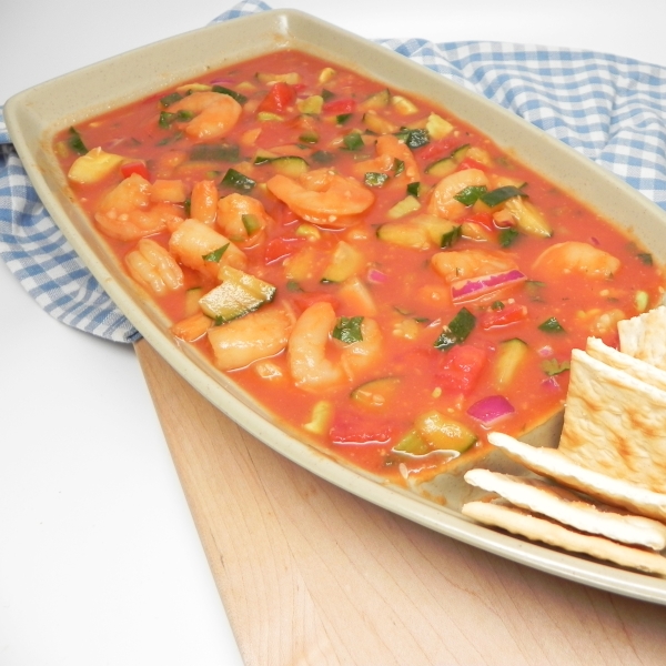 Cool Mexican Shrimp Cocktail