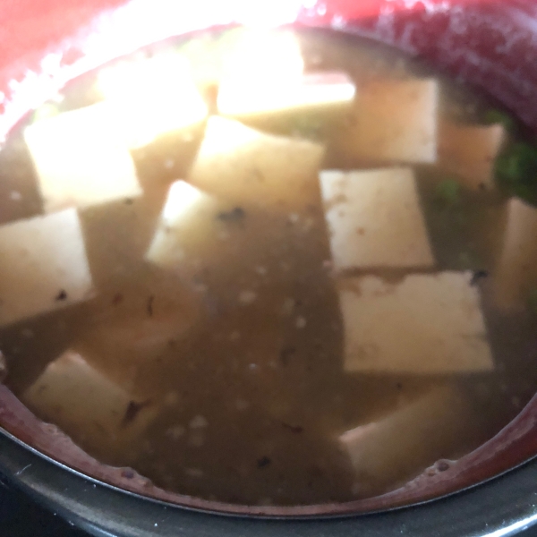 Chinese Shrimp and Tofu Soup