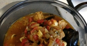 Microwave Sausage and Clam Soup