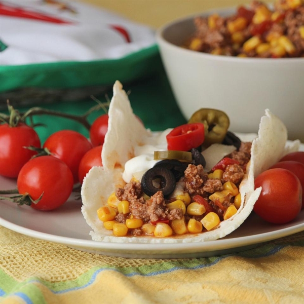 Confetti Beef Tacos