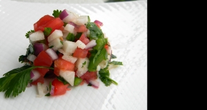 Miki's Jicama (Pico de Gallo Salsa)