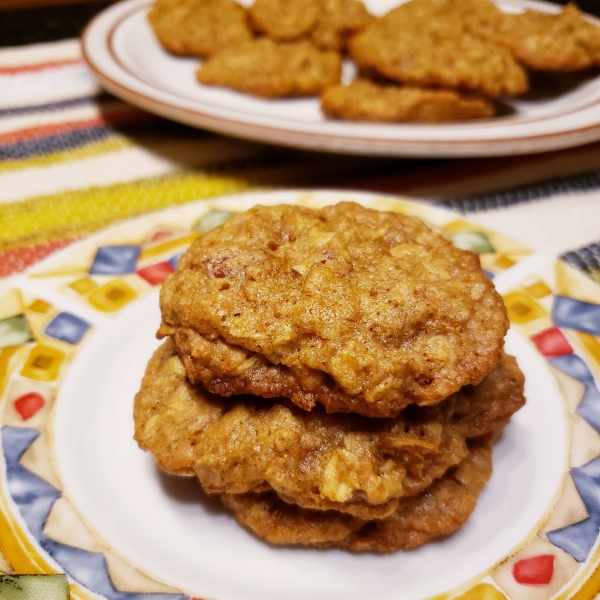 Crushed Pineapple and Coconut Cookies