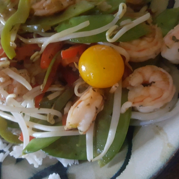 Thai Shrimp and Snow Peas