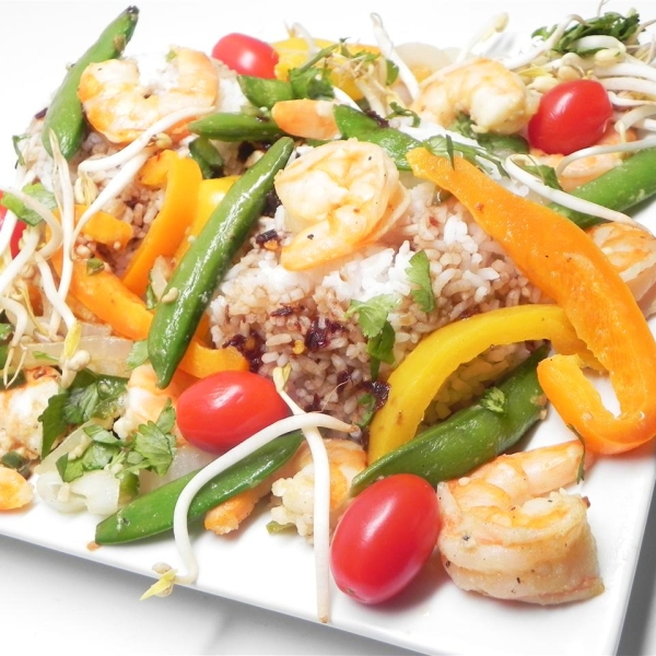Thai Shrimp and Snow Peas