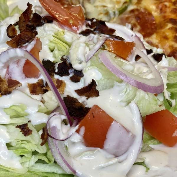 Wedge Salad with Blue Cheese Dressing