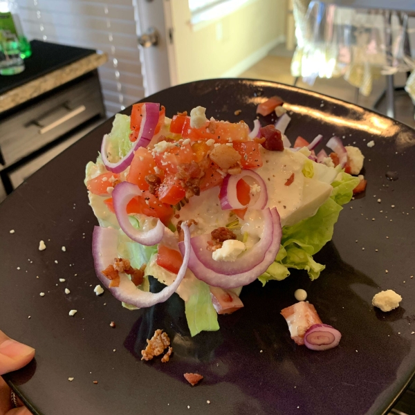 Wedge Salad with Blue Cheese Dressing