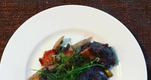 Chicken Livers with Red Wine and Bacon