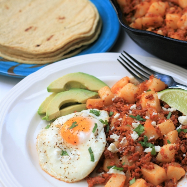 Papas con Chorizo (Mexican Chorizo and Potatoes)