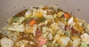 Hearty Cabbage and Ham Soup