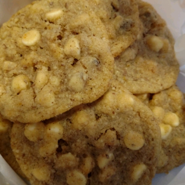 White Chocolate Orange Cookies