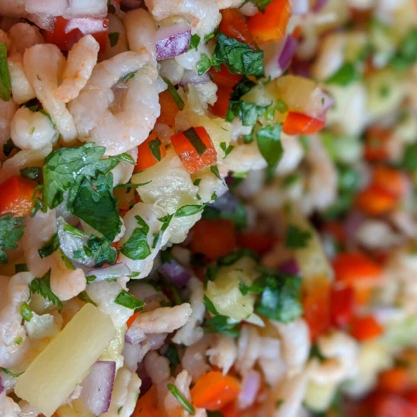 Shrimp and Pineapple Ceviche