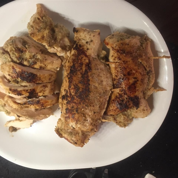 Mozzarella and Herb-Stuffed Chicken Breast Sous-Vide Style