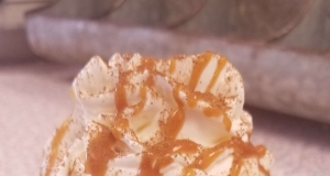 Pumpkin Bread Pudding with Caramel Rum Sauce