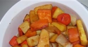 Roasted Root Vegetables With Apple Juice