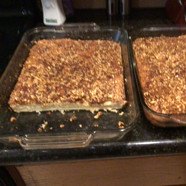 Make-Ahead Sour Cream Coffee Cake