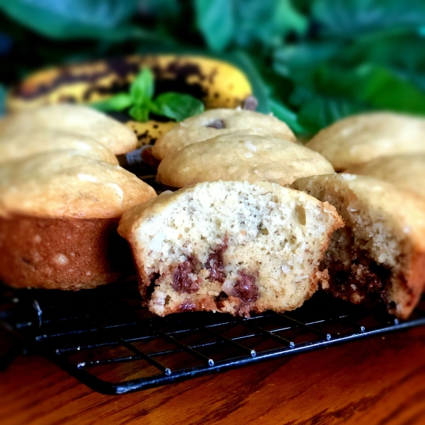 Banana Choco-Coconut Muffins