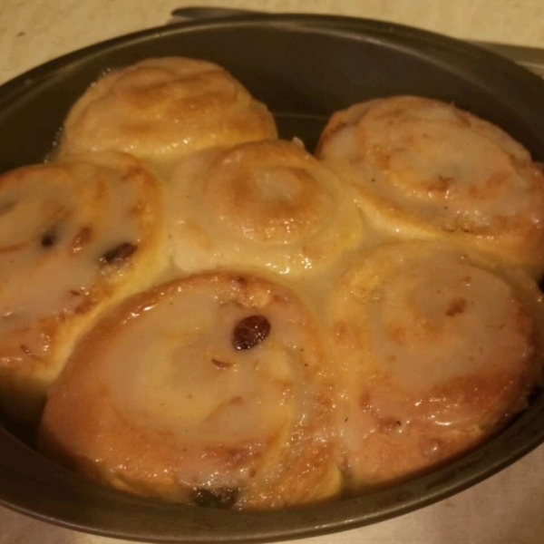 No-Knead Cinnamon Rolls