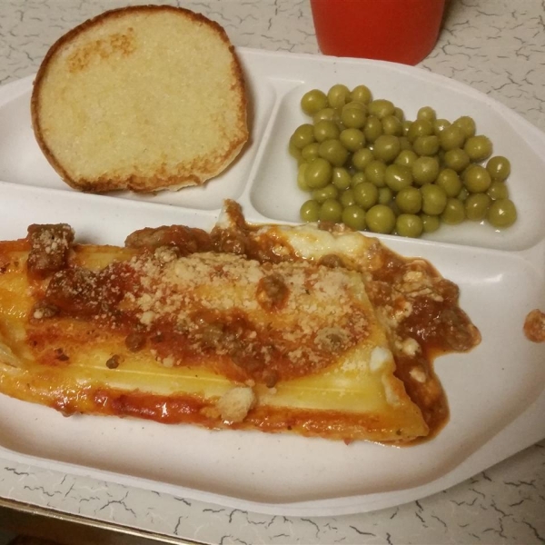 Cheese Stuffed Manicotti