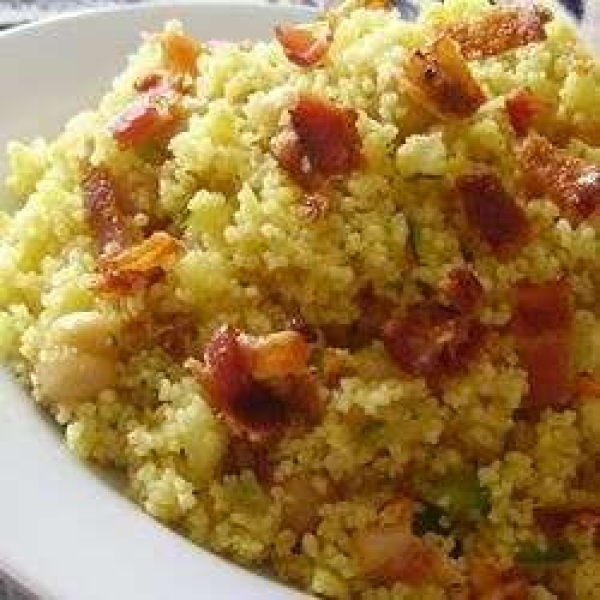 Curried Couscous Salad with Bacon
