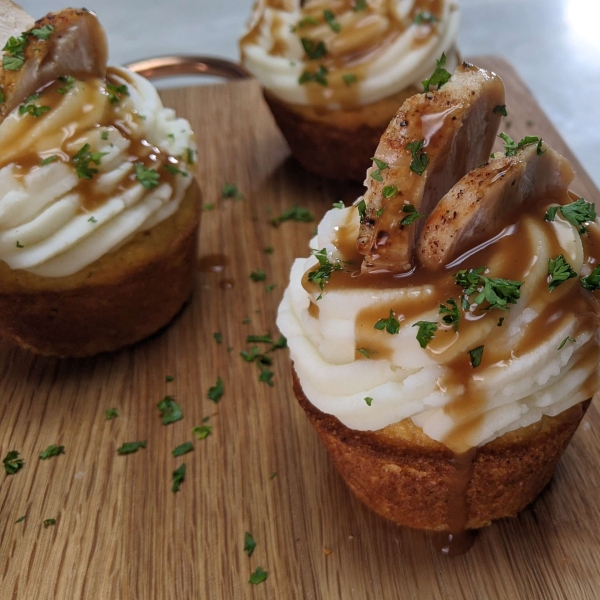 Savory Thanksgiving Cupcakes