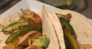 Air-Fried Shrimp Fajitas