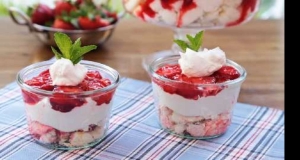 Strawberry Angel Food Dessert
