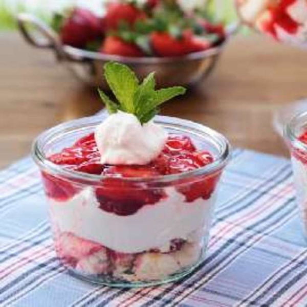 Strawberry Angel Food Dessert