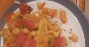 Instant Pot® Chicken Tagine with Apricots and Chickpeas