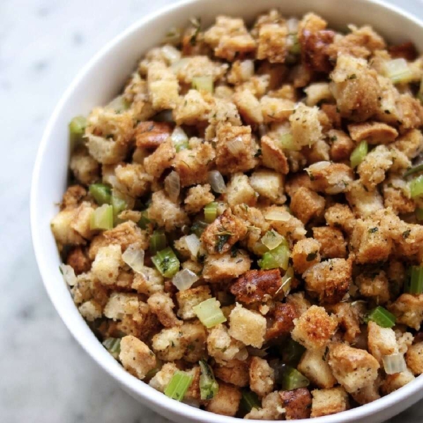 Better-than-Boxed Vegan and Gluten-Free Stuffing
