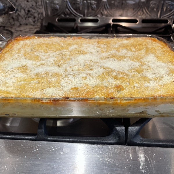 White Cheese Chicken Lasagna