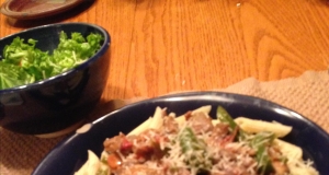 Penne with Peppers and Sausage