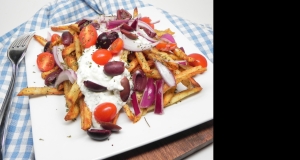Air Fryer Loaded Greek Fries