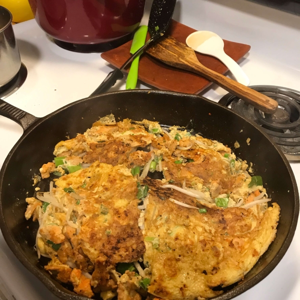 Lighter Chicken Egg Foo Young