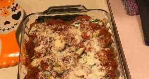 Stuffed Shells with Spinach, Ricotta, and Cottage Cheese