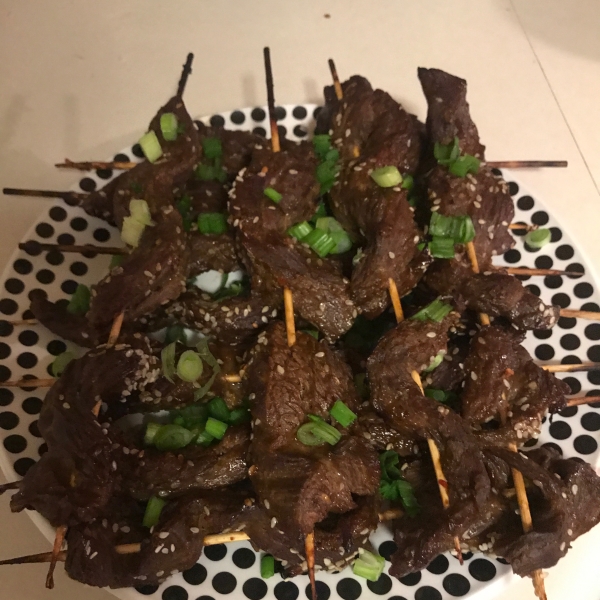Hoisin-Ginger Beef Skewers