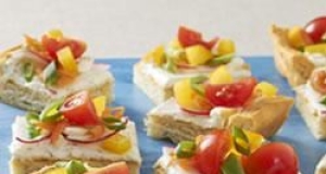 Spring Veggie Pizza Appetizer