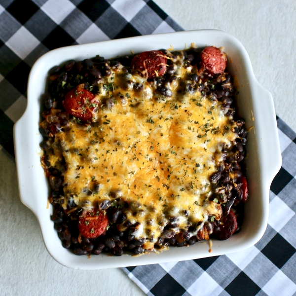 Tex-Mex Smoked Sausage Baked Beans
