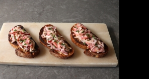 Russian Tomato Salad Bruschetta