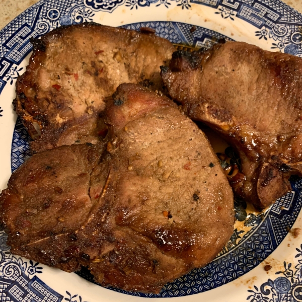 Asian Marinated Pork Chops